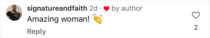 Comment praising "dope" airlines worker for speech, includes clapping hands emoji.