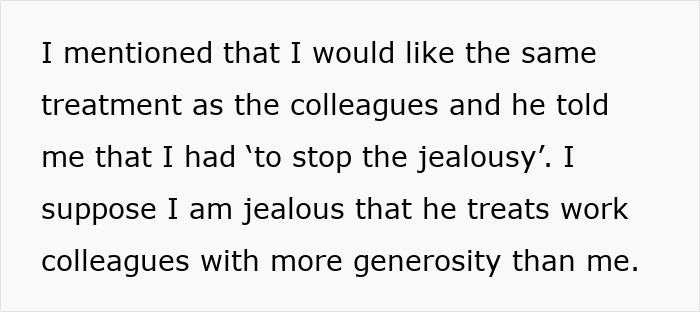 Text showing a girlfriend expressing frustration over boyfriend splurging on female colleagues and accusing her of jealousy.