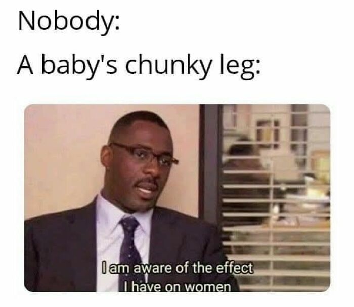 Man in glasses and suit saying I am aware of the effect I have, a funny meme to help insulate you from noise.