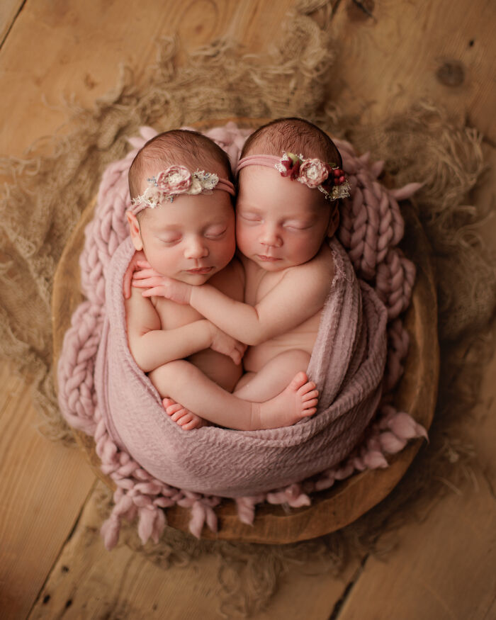 I’ve Photographed Many Beautiful Newborns, But These Precious Twins Truly Stole My Heart (12 Pics)