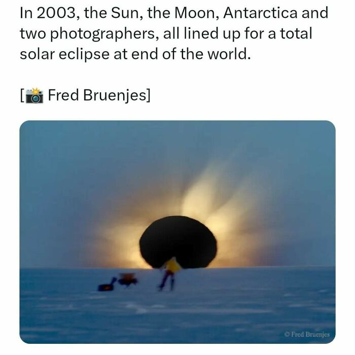 Photographers capture a breathtaking solar eclipse in Antarctica.