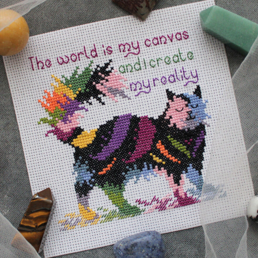 Cross-Stitching Is A Hobby Of Mine That Became My Favorite Job (40 Pics)