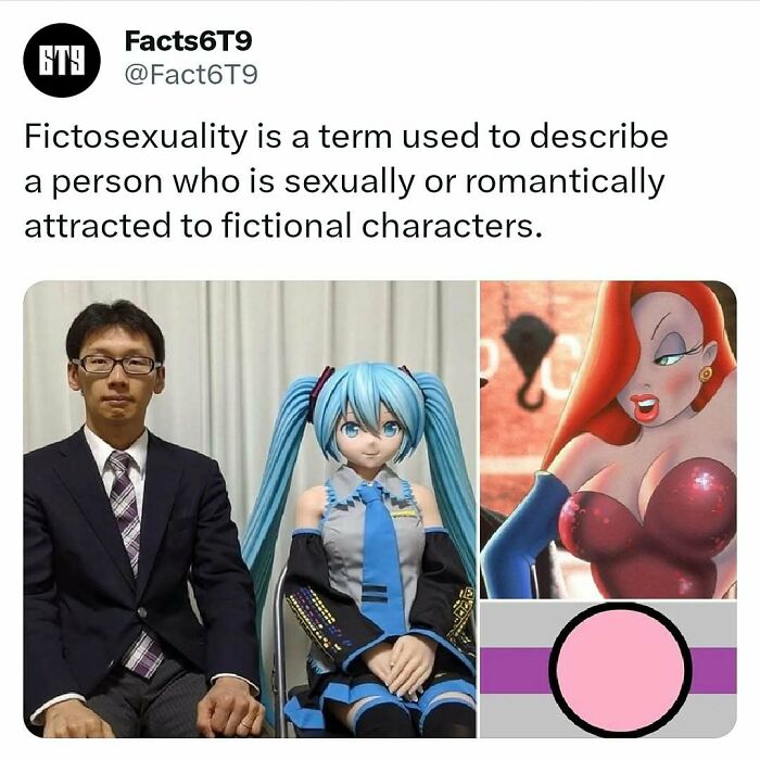 Man sitting beside anime character doll, depicting fictosexuality concept and self-domestication in human relationships.