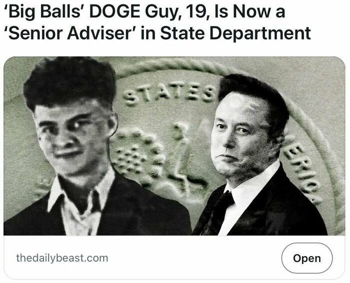 Two men in front of a blurred emblem, related to a fake cops headline.