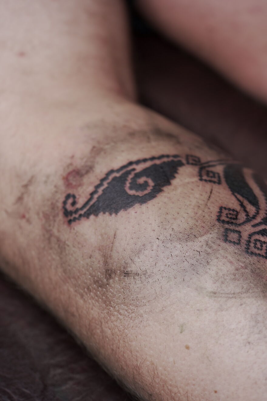 Scuba Divers Want A Tattoo To Make Him Felt In A Blue Ocean, Here What He Got