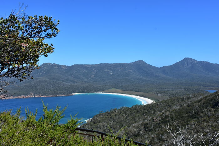 Wine Glass Bay In Tasmania, Australia