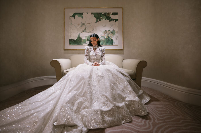 Bridal Moment Before The Ceremony