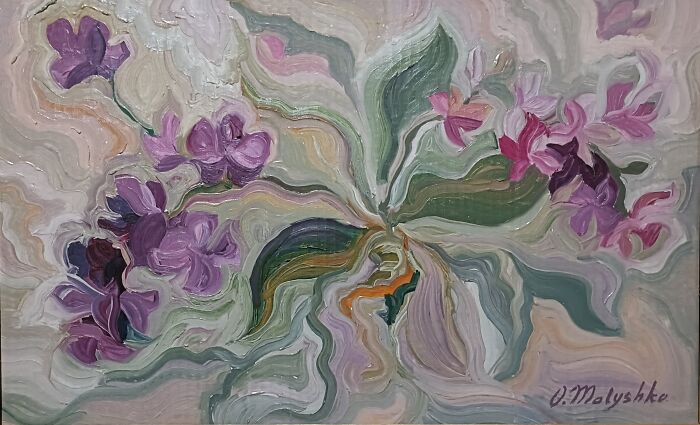 This Ukrainian Artist Captures The Essence Of Spring With Her Unique Painting Style Called “Linear Divisionism”