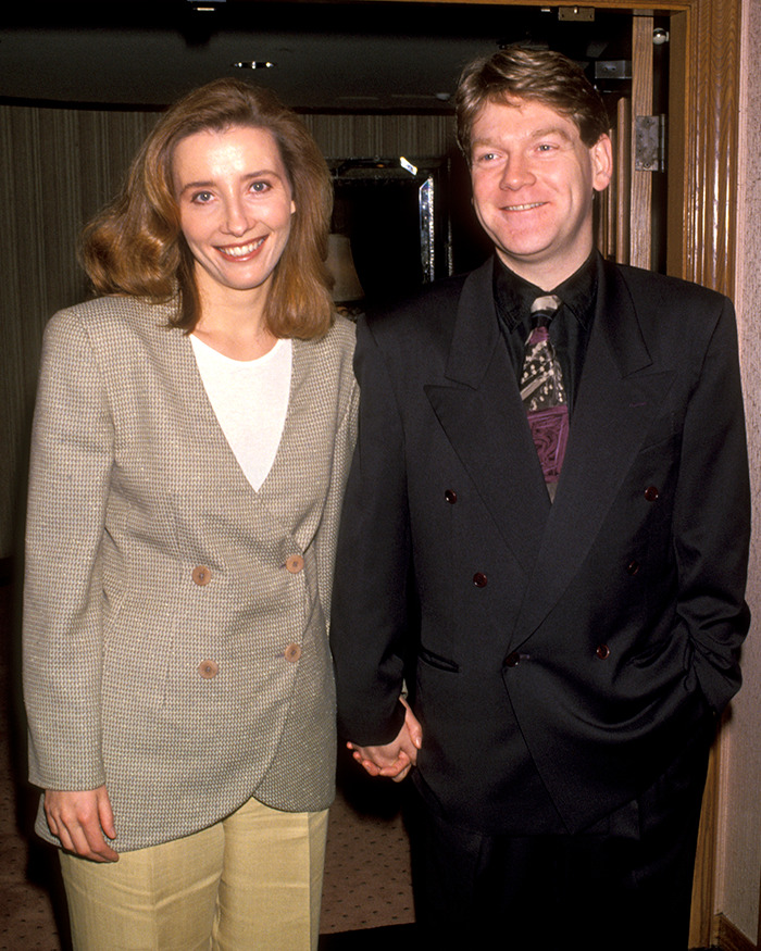 A couple smiling and holding hands at a Hollywood event, illustrating forgotten scandals.
