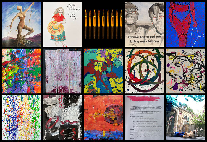 75 Artists Speak Out Through The Color Of Rebellion