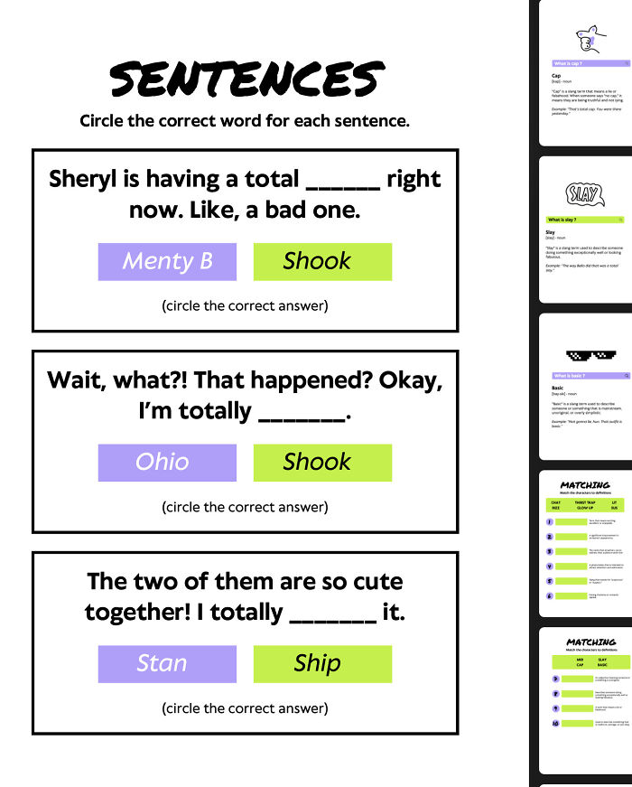 I Made This Funny Workbook-Style Book Called Skibidi Ohio Rizz