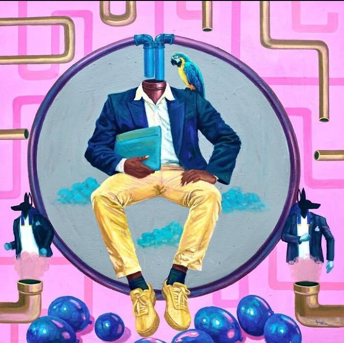 Nigeria’s Satirical Artist Making Waves On The Global Stage (5 Pics)