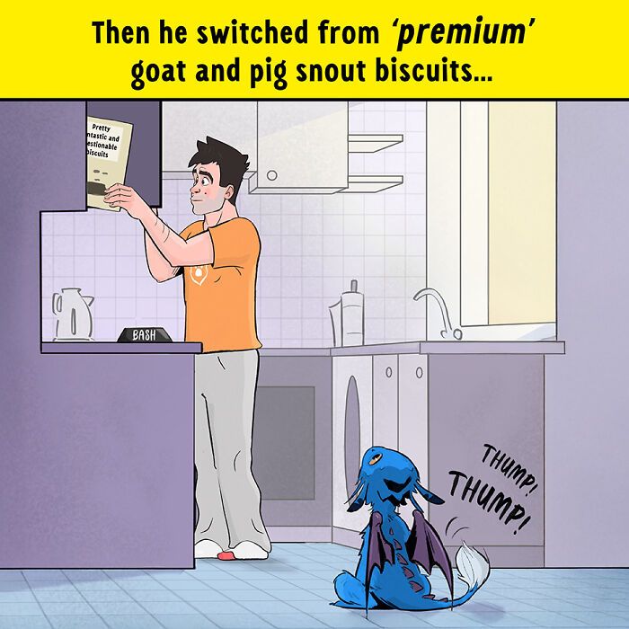 My Comic About A Dragon Who Begins To Worry About His Owner’s Behavior (Part 5) My Comic About A Dragon Who Begins To Worry About His Owner’s Behavior (Part 5)