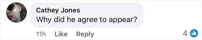 Facebook comment questioning why Morgan Wallen agreed to appear on 'SNL', posted by Cathey Jones.