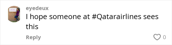 Comment on flight incident involving child and passenger, mentioning Qatar Airways.
