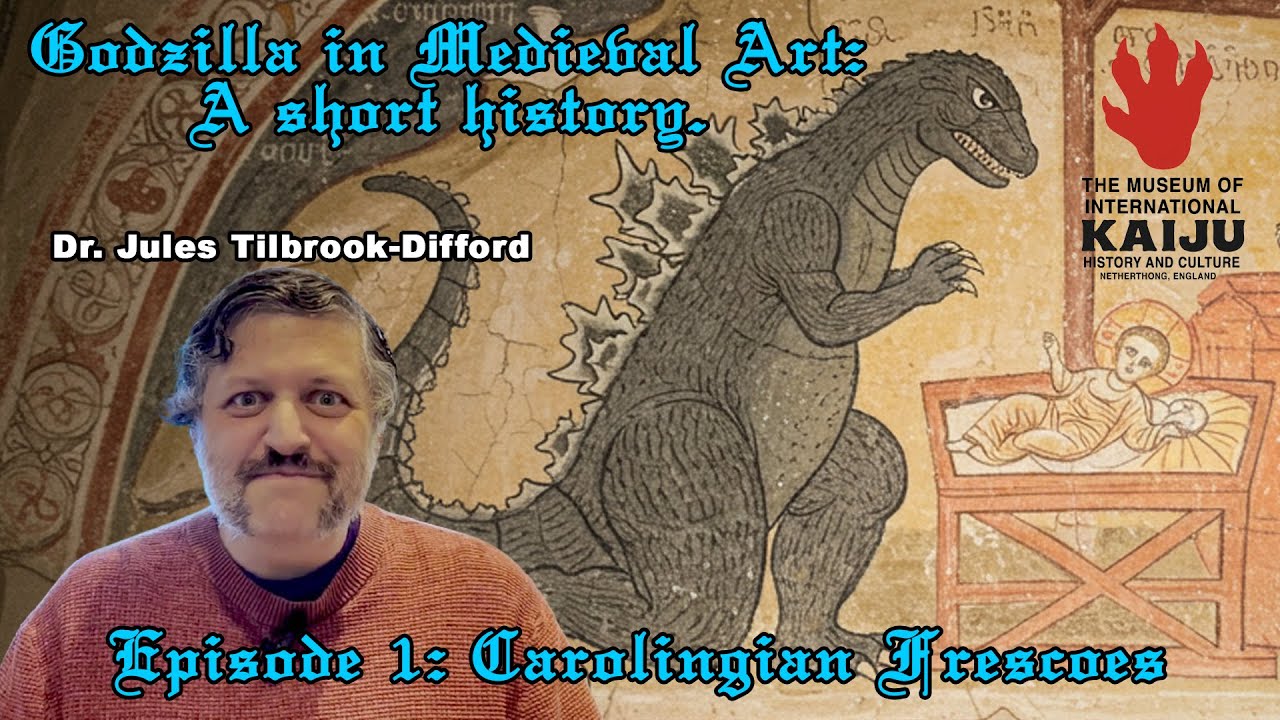 Godzilla In Medieval Art – Episode 1: Carolingian Frescoes (Presented By The Museum Of International Kaiju History And Culture)