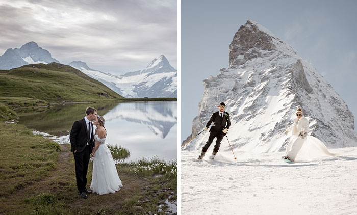 I Plan And Capture Intimate Elopements In The Swiss Alps, Here Are Some Of The Most Memorable Ones