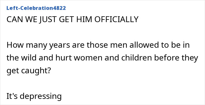 Text excerpt discussing allegations and concerns about accountability for men's actions.