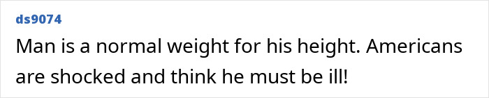 Image displaying a comment debating Jason Biggs' weight loss, mentioning shock and health concerns.