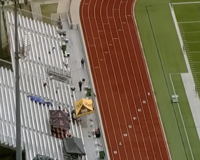 Stadium seating and track field, related to Austin Metcalf conspiracy theory news. Stadium seating and track field, related to Austin Metcalf conspiracy theory news.