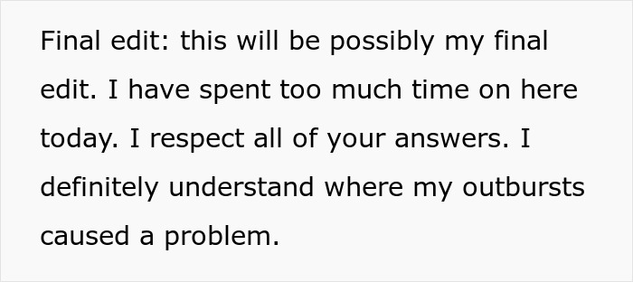 Husband confronting family over treatment of pregnant wife, banning them from birth until apology is given.