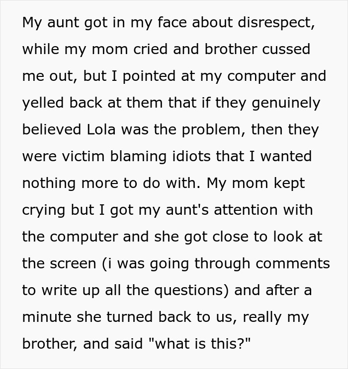 Family conflict over brother's prank and girlfriend's reaction.