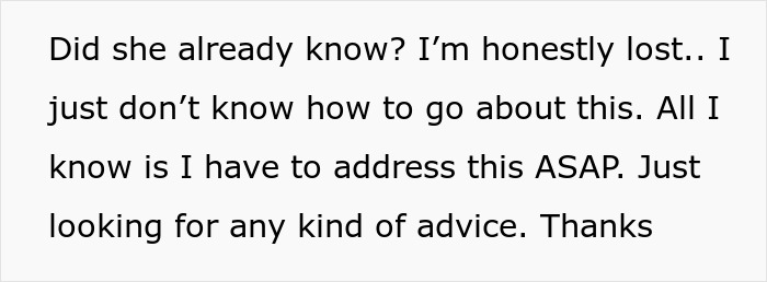 Text post showing a worried person seeking advice about a teen son creeping around neighbor&rsquo;s yard at night.