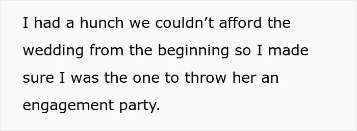 Text excerpt about woman choosing affordable getaway with husband instead of friend&rsquo;s expensive wedding causing conflict with bride.