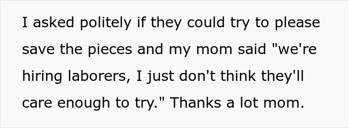 Sad daughter standing near a tree house, reflecting on childhood memories with a somber expression outdoors.