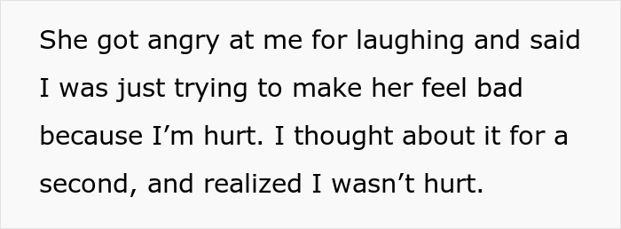 Text about a guy laughing after being dumped before Valentine&rsquo;s Day, as she returns to her ex.