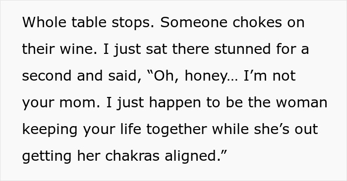 Text excerpt discussing fianc&eacute;e's role vs. daughter's expectations in a family setting.