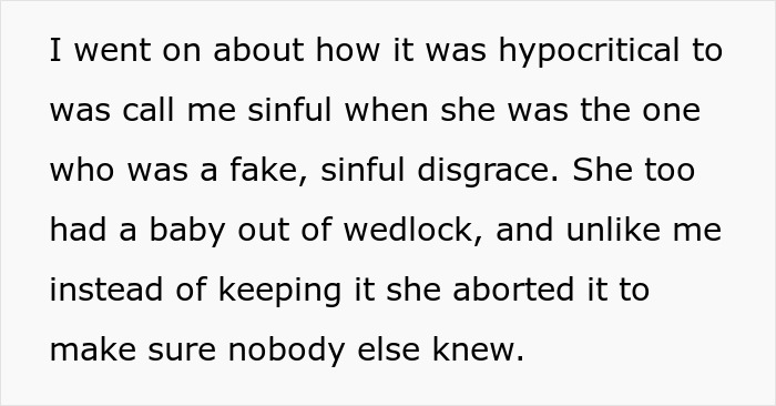 Christian sister criticized, revealing her own secret pregnancy and abortion. Christian sister criticized, revealing her own secret pregnancy and abortion.