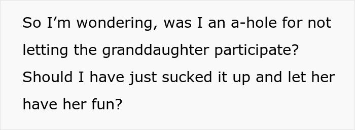 Text questioning decision about neighbor's autistic granddaughter participating in Easter event.