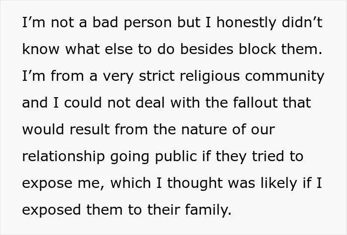 Text from a person worried about fallout from dating a married Reddit mod.