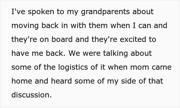 Text about a teen planning to leave her stepdad's hometown for a better life with grandparents. Text about a teen planning to leave her stepdad's hometown for a better life with grandparents.