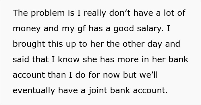 Guy Thinks GF's Money Is His Money, Asks Her To Buy Her Own Engagement Ring, She's Furious