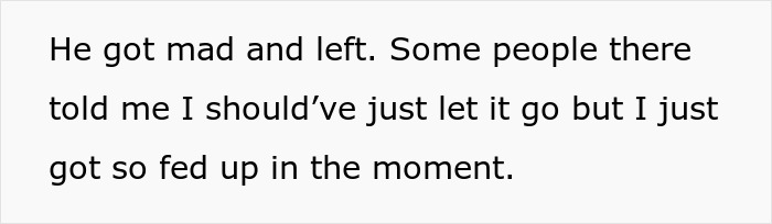 Text message expressing frustration about a situation involving a "gluten-free" meal.