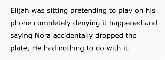 Boy denies involvement as plate tossed into pool over extra ice cream demand.