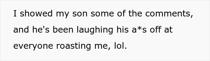 Dad shows son comments; son laughs at dad being roasted, related to son's grades slipping due to girlfriend.