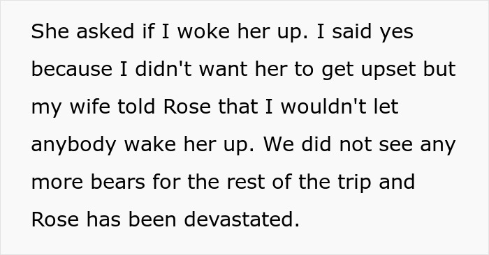 Text excerpt from a story about a girl with leukemia watching for bears nightly, feeling devastated when none appear. Text excerpt from a story about a girl with leukemia watching for bears nightly, feeling devastated when none appear.