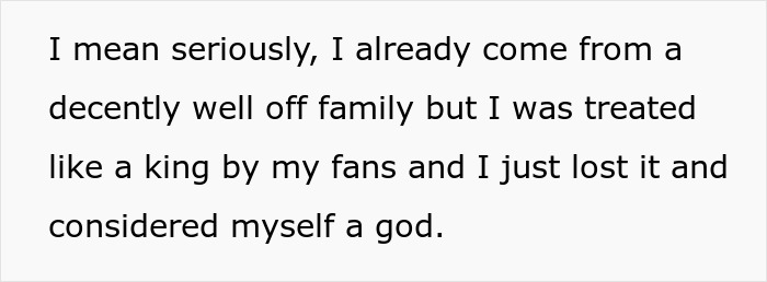 Anonymous celebrity shares a text confession about feeling tired and disillusioned with life.