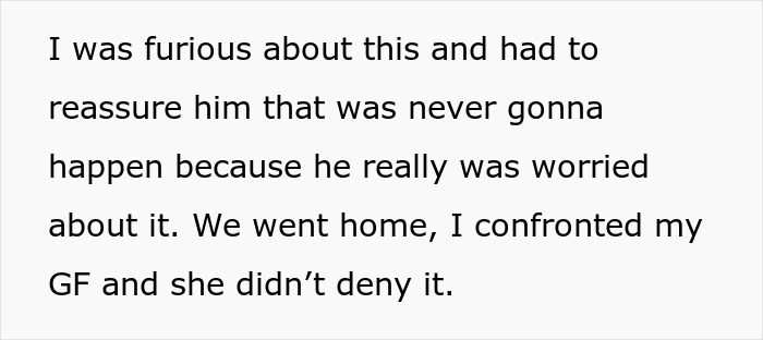 Text message discussing confrontation between boyfriend and girlfriend over a serious issue. Text message discussing confrontation between boyfriend and girlfriend over a serious issue.