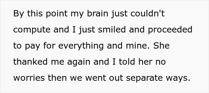 Text from a story about a good deed turning into an unexpected charity event.