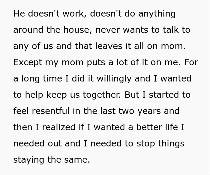 Text excerpt about a 16-year-old feeling burdened with responsibilities in dysfunctional family dynamics. Text excerpt about a 16-year-old feeling burdened with responsibilities in dysfunctional family dynamics.