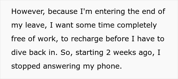 Text about stopping work calls on maternity leave for a break before returning to work. Text about stopping work calls on maternity leave for a break before returning to work.