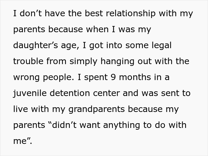 Text excerpt discussing strained family relationships due to parental rejection and juvenile detention experience. Text excerpt discussing strained family relationships due to parental rejection and juvenile detention experience.
