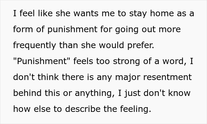 Man Refuses To Watch Daughter On Wife’s Night Out: “A Form Of Punishment” Man Refuses To Watch Daughter On Wife’s Night Out: “A Form Of Punishment”