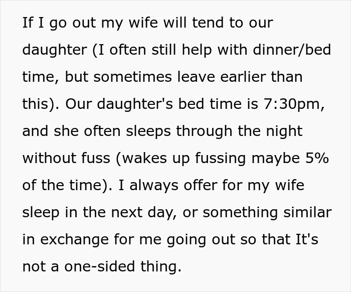 Man Refuses To Watch Daughter On Wife’s Night Out: “A Form Of Punishment” Man Refuses To Watch Daughter On Wife’s Night Out: “A Form Of Punishment”