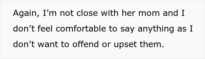 Text discussing concern about daughter's friend raiding pantry, mom feels uneasy discussing it. Text discussing concern about daughter's friend raiding pantry, mom feels uneasy discussing it.