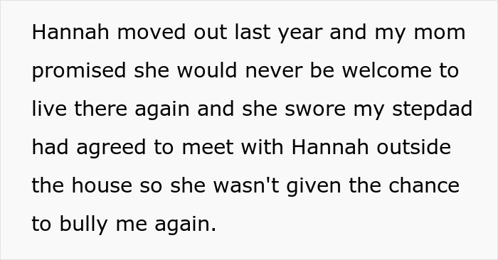 Text from a story about a mom letting her pregnant stepdaughter move back in, despite past issues.